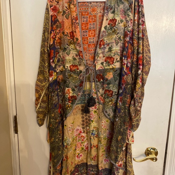 Johnny Was Multicolor Floral Ryder Coat - Picture 1 of 5